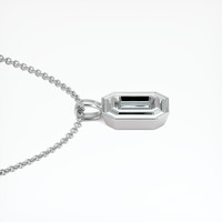 18K White Gold Vedic Pendant Setting Image
