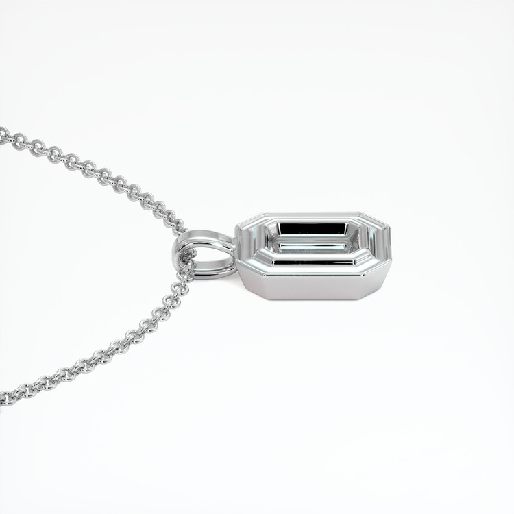 18K White Gold Vedic Pendant Setting