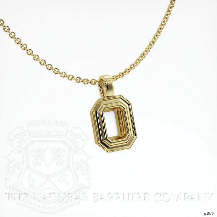 14K Yellow Gold Vedic Pendant Setting