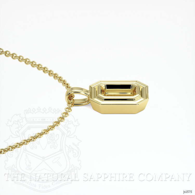 14K Yellow Gold Vedic Pendant Setting
