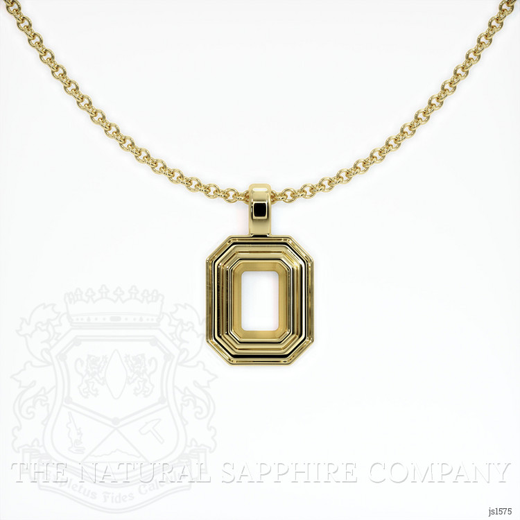18K Yellow Gold Vedic Pendant Setting