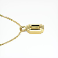 18K Yellow Gold Vedic Pendant Setting Image