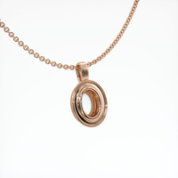 14K Rose Gold Vedic Pendant Setting Image