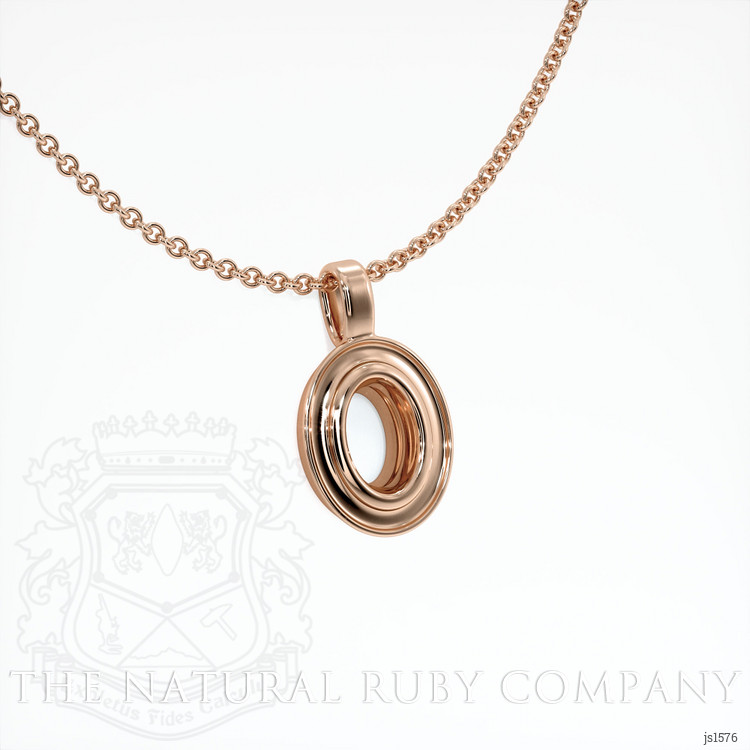 14K Rose Gold Vedic Pendant Setting