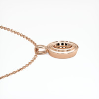 14K Rose Gold Vedic Pendant Setting Image