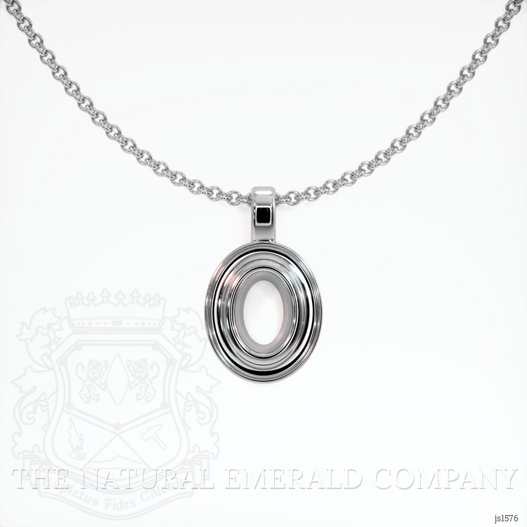 Silver Vedic Pendant Setting