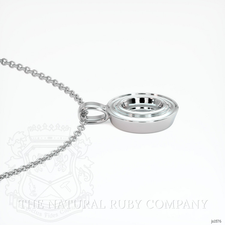 Silver Vedic Pendant Setting