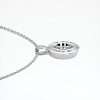 18K White Gold Vedic Pendant Setting Image