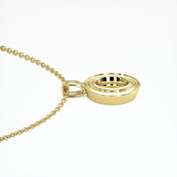 10K Yellow Gold Vedic Pendant Setting Image