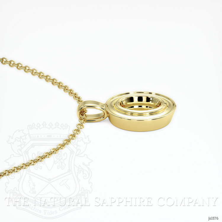 18K Yellow Gold Vedic Pendant Setting