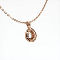 14K Rose Gold Vedic Pendant Setting Image
