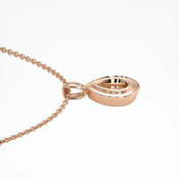 14K Rose Gold Vedic Pendant Setting Image