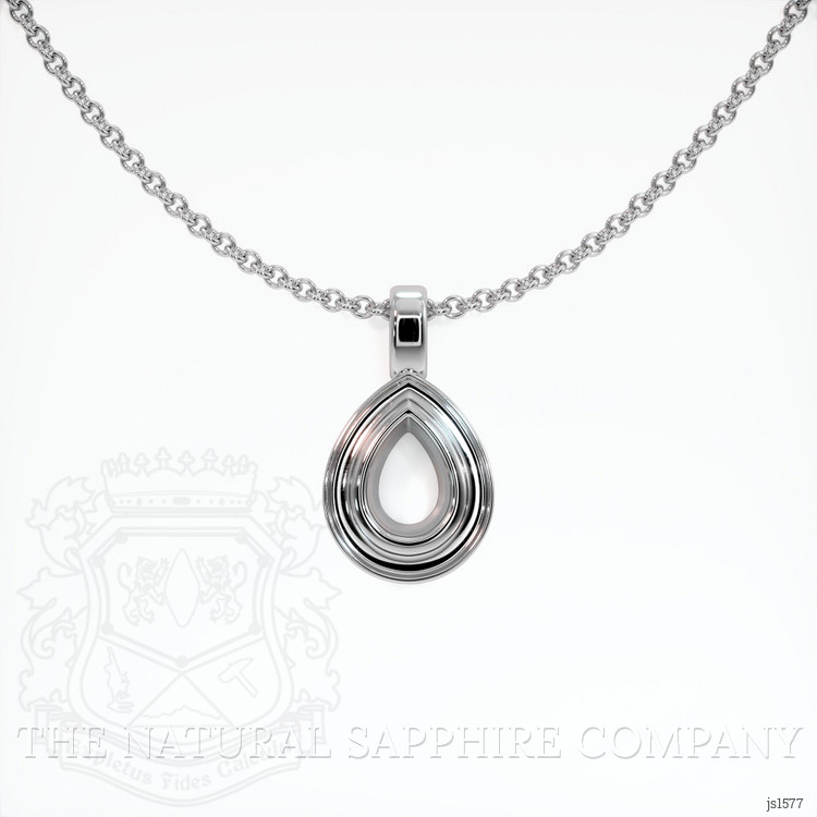 Silver Vedic Pendant Setting