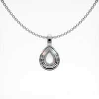 18K White Gold Vedic Pendant Setting Video