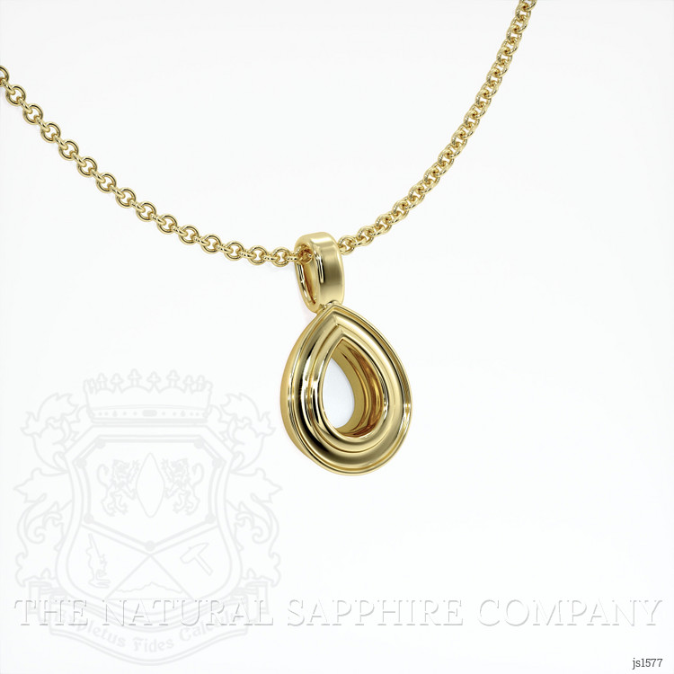 10K Yellow Gold Vedic Pendant Setting