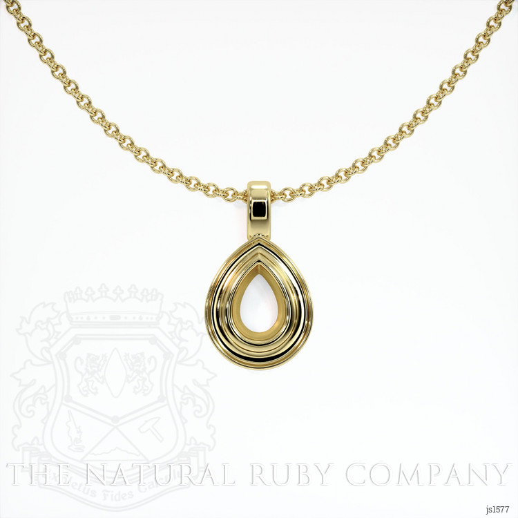 14K Yellow Gold Vedic Pendant Setting