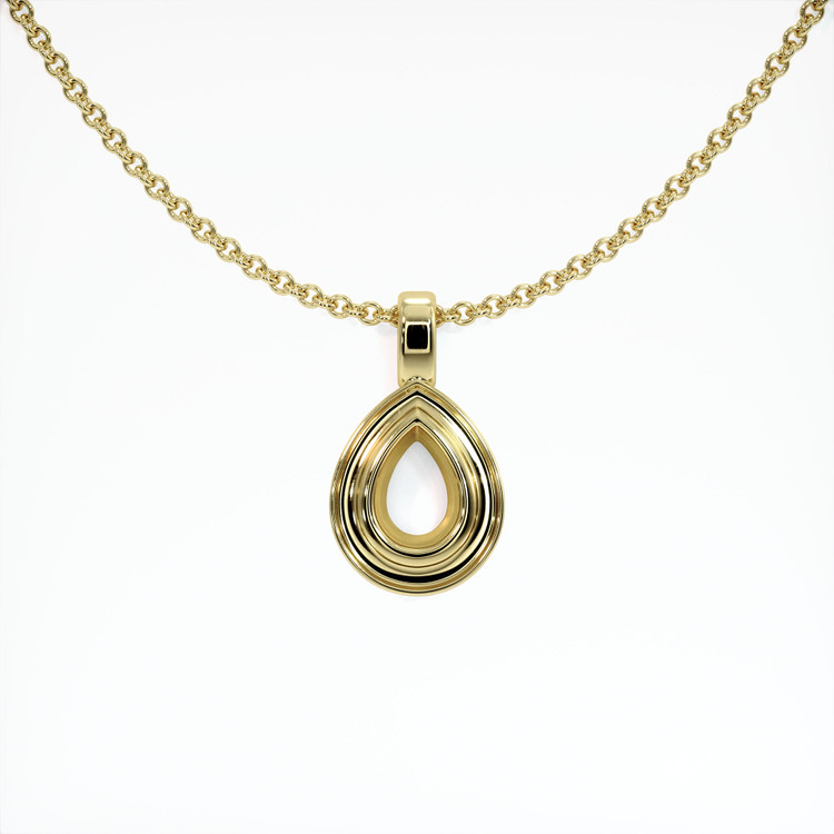 18K Yellow Gold Vedic Pendant Setting
