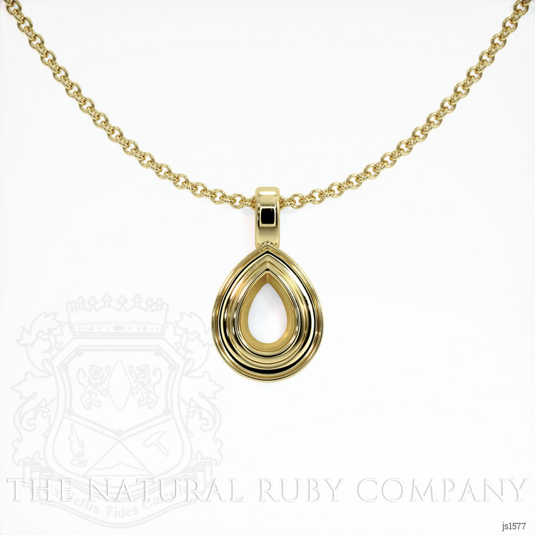 18K Yellow Gold Vedic Pendant Setting