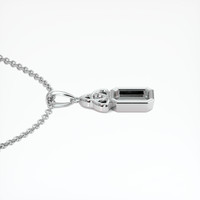 10K White Gold Accent Stones Pendant Setting Image