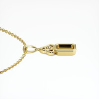 10K Yellow Gold Accent Stones Pendant Setting Image