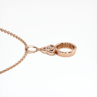 14K Rose Gold Accent Stones Pendant Setting Image