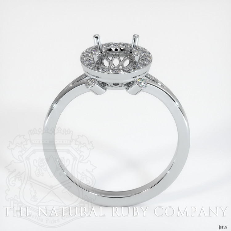 Platinum 950 Antique Style Ring Setting