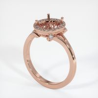 14K Rose Gold Antique Style Ring Setting Video