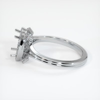 10K White Gold Antique Style Ring Setting Image