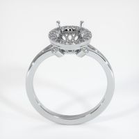 14K White Gold Antique Style Ring Setting Image