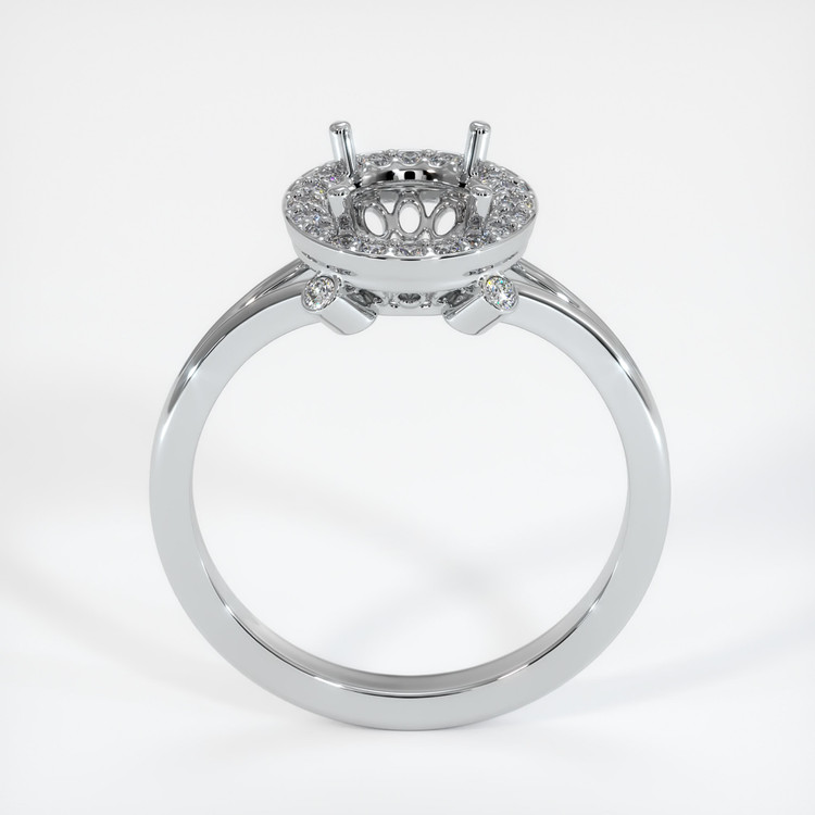 18K White Gold Antique Style Ring Setting