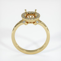10K Yellow Gold Antique Style Ring Setting Image