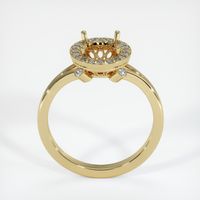 14K Yellow Gold Antique Style Ring Setting Image