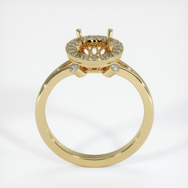 14K Yellow Gold Antique Style Ring Setting
