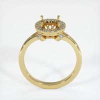18K Yellow Gold Antique Style Ring Setting Image
