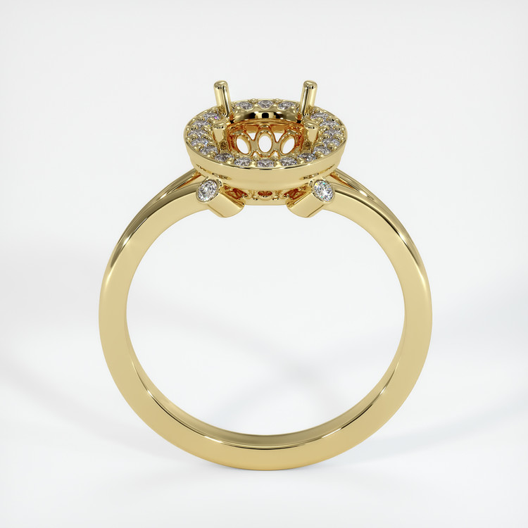 18K Yellow Gold Antique Style Ring Setting