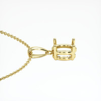 18K Yellow Gold Solitaire Pendant Setting Image