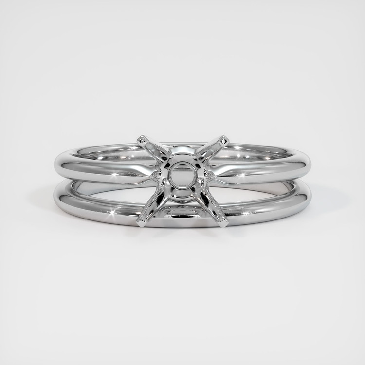 Silver Wedding Set Ring Setting