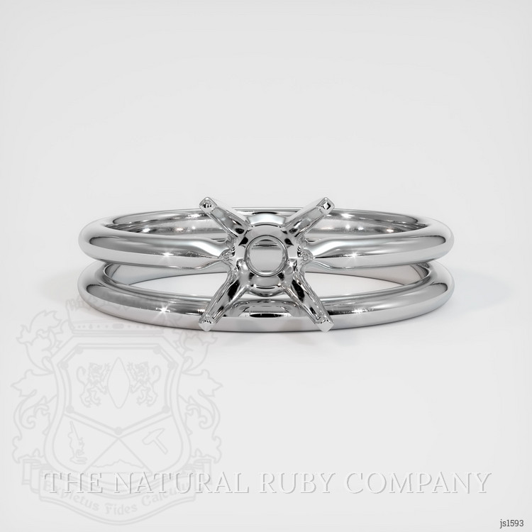 10K White Gold Wedding Set Ring Setting