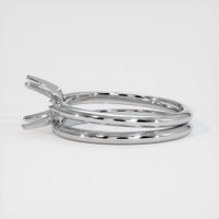 10K White Gold Wedding Set Ring Setting Image