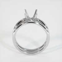10K White Gold Wedding Set Ring Setting Image