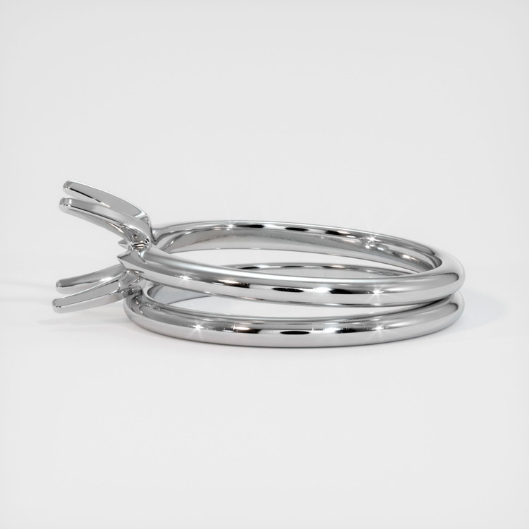 18K White Gold Wedding Set Ring Setting