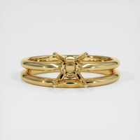 10K Yellow Gold Wedding Set Ring Setting Image