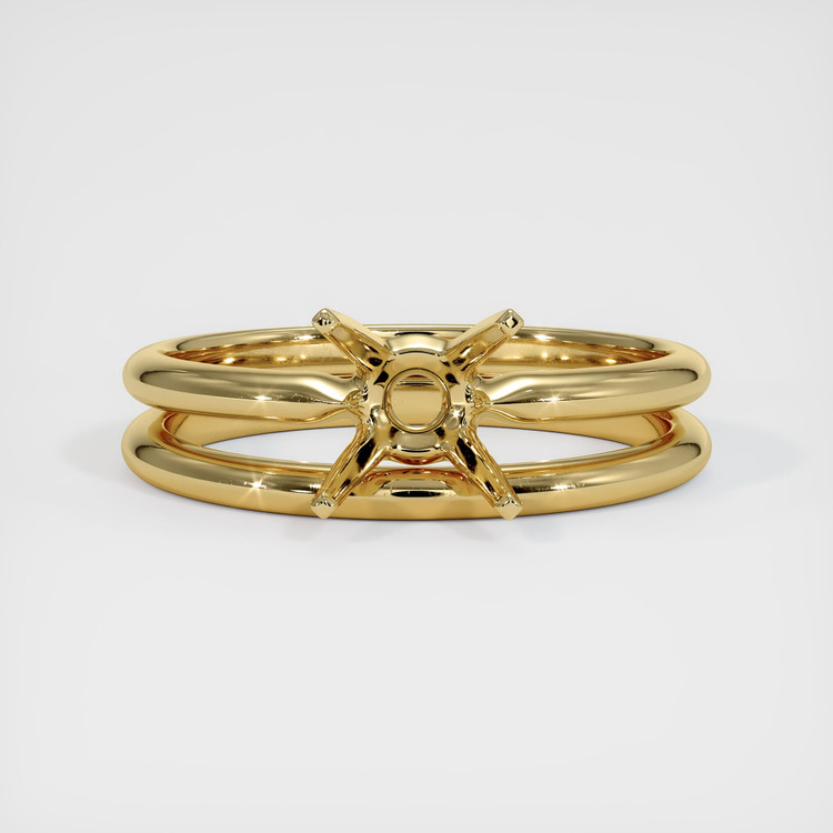 10K Yellow Gold Wedding Set Ring Setting