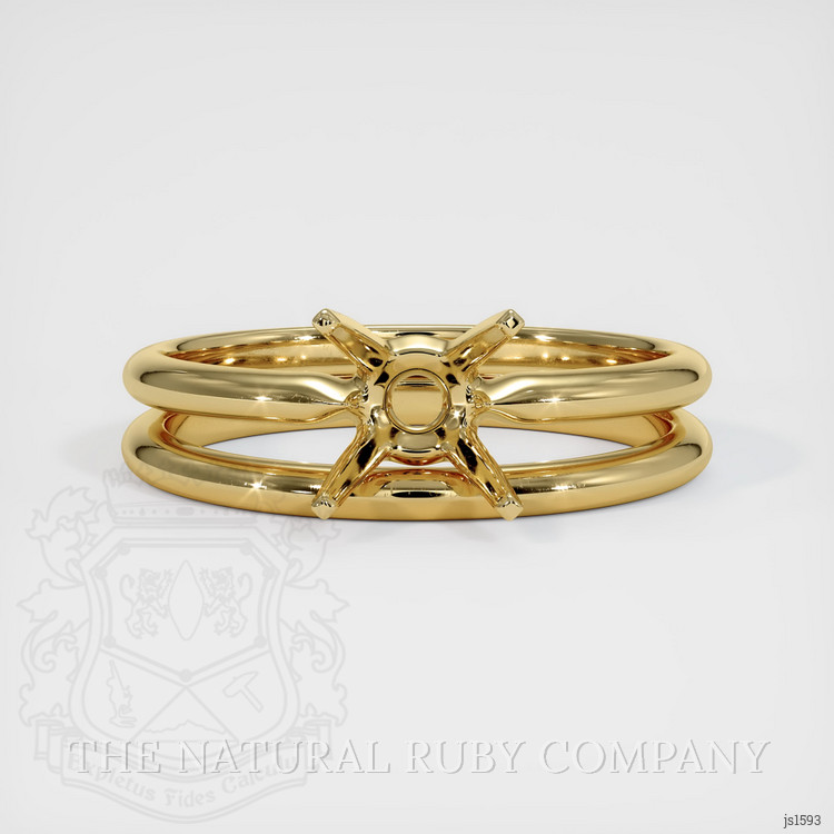 10K Yellow Gold Wedding Set Ring Setting