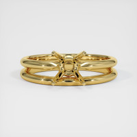 18K Yellow Gold Wedding Set Ring Setting Image