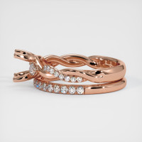 14K Rose Gold Pave Ring Setting Image