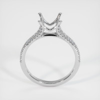14K White Gold Pave Ring Setting Image