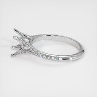 18K White Gold Pave Ring Setting Image
