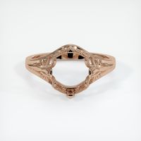 18K Rose Gold Antique Style Ring Setting Image