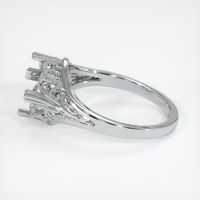14K White Gold Antique Style Ring Setting Image